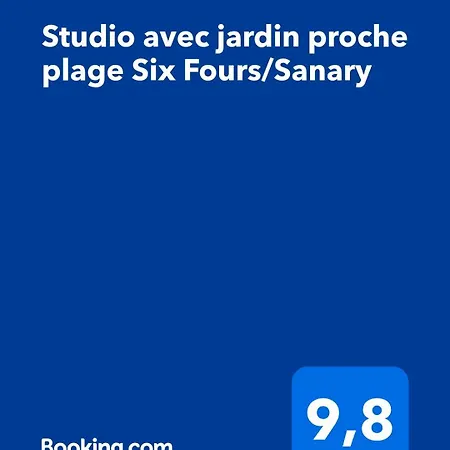 Avec Jardin Proche Six Fours/sanary *